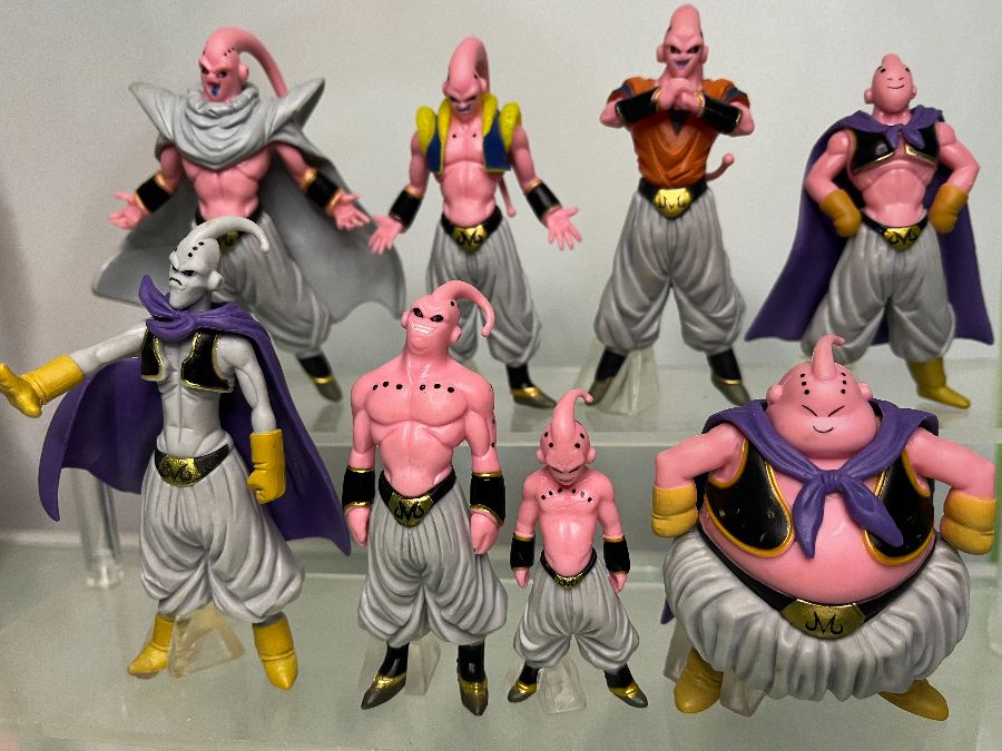Majin Boo Transformaciones set 8 figuras