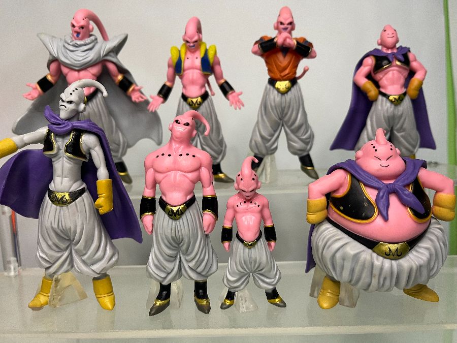 Majin Boo Transformaciones set 8 figuras